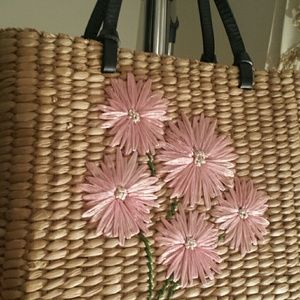 Kate Spade straw handbag